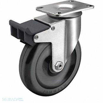 COLSON Plate Caster Swivel 3-1/2 Wheel Dia, 56HD67