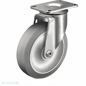 COLSON Plate Caster Swivel 3 Wheel Dia, 56HD74