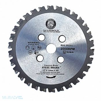 BN PRODUCTS USA Circular Saw Blade 5 Dia 30 Teeth, 56HE78