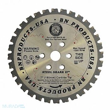 BN PRODUCTS USA Circular Saw Blade 7 Dia 32 Teeth, 56HE79
