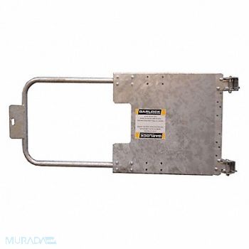 GARLOCK SAFETY SYSTEMS Single-Door 23 3/4 in Silver, 56HH74