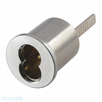 YALE Rim Cylinder Satin Chrome Finish Grade 1, 56HH92