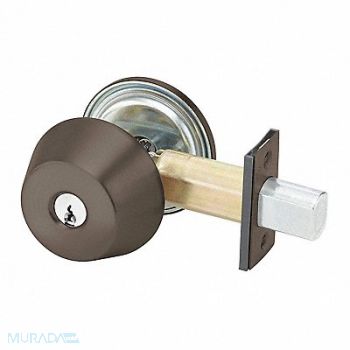 YALE Deadbolt Cylindrical Dark Bronze Finish, 56HL58