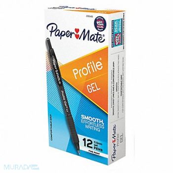 PAPERMATE Gel Pens Textured Plastic PK12, 56HT84