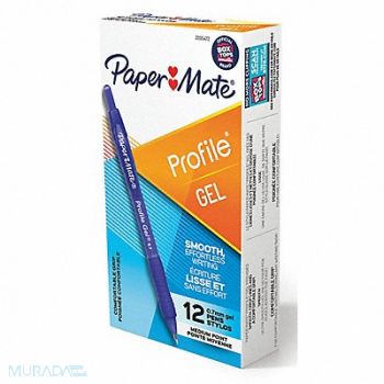 PAPERMATE Gel Pens Textured Plastic PK12, 56HT86