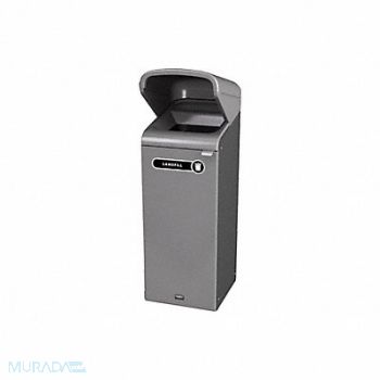 RUBBERMAID COMMERCIAL PRODUCTS Recycling Container Landfill Gray, 56HU30