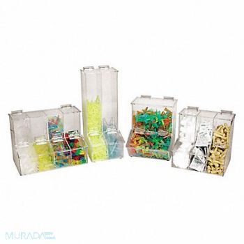 HEATHROW SCIENTIFIC Bin 4 Slots 4 Compartments 8-1/2 H, 56HV99