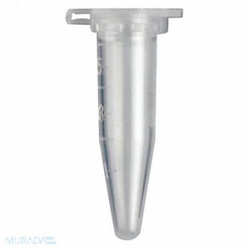 HEATHROW SCIENTIFIC Microcentrifuge Tube Plastic PK1000, 56HW18