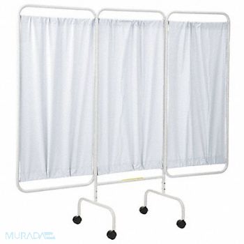 R B WIRE PRODUCTS INC. Privacy Screen 3 Panels White, 56JE34