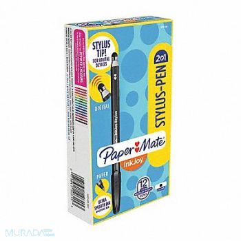 PAPERMATE Touchscreen Stylus Tip Size 1mm PK12, 56JE93