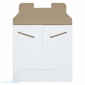 STAYFLATS Mailer Envelopes Chipboard White PK200, 56JJ52