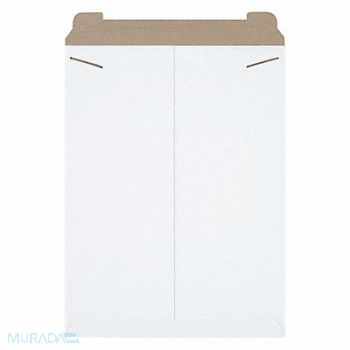 STAYFLATS Mailer Envelopes Chipboard White PK50, 56JJ61