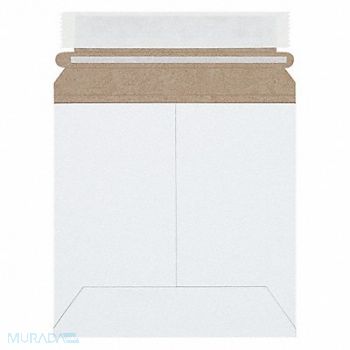 STAYFLATS Mailer Envelopes Chipboard White PK50, 56JJ75