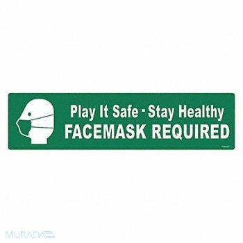 GRAINGER APPROVED Floor Sign, 56JR76