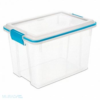 STERILITE Storage Tote Clear Polypropylene, 56JU42