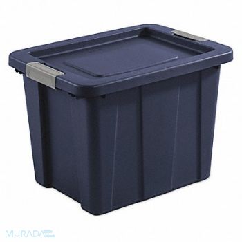 STERILITE Storage Tote Dark Indigo Polyethylene, 56JU47