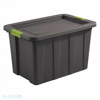 STERILITE Storage Tote Gray Polyethylene, 56JU48