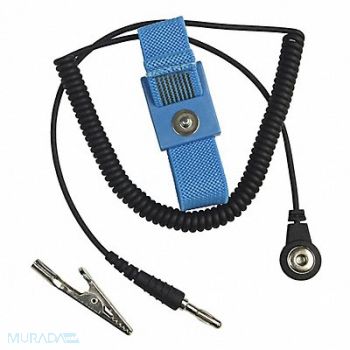 SCS Wrist Strap Adjustable Blue Nylon, 56JU91