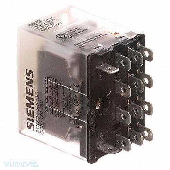 SIEMENS Plug-In Relay 120V AC 15 A 14 Pins, 56JX52