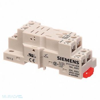 SIEMENS Relay Socket Screw Clamp White, 56JX92