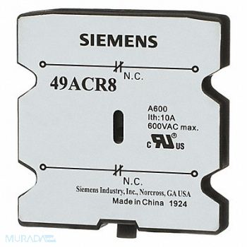 SIEMENS Auxiliary Contact 2NC 30-60A DP Contac, 56JY26