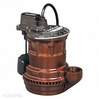 LIBERTY PUMPS Submersible Sump Pump HP 1/4 115V 60 Hz, 56KD44
