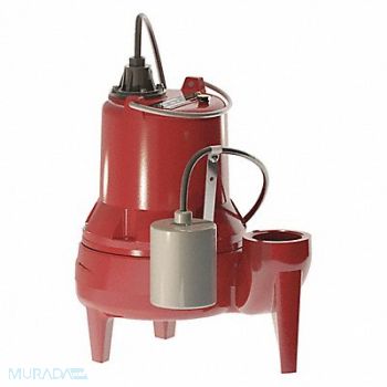 LIBERTY PUMPS Submersible Sewage Pump HP 1/2 115V 60Hz, 56KD58