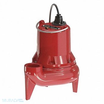 LIBERTY PUMPS Submersible Sewage Pump HP 1/2 60 Hz, 56KD62