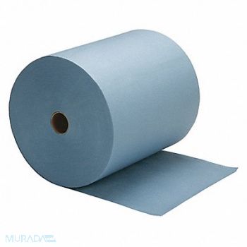 ABILITY ONE Dry Wipe Roll Jumbo Perforated Roll Blue, 56KE31