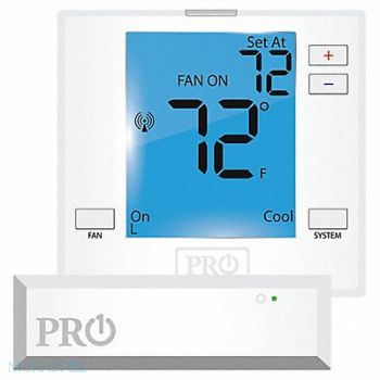 PRO1 IAQ Low Volt NP Digital Tstat H and C Wired, 56KF88