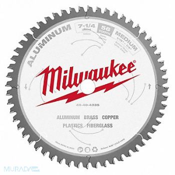 MILWAUKEE Metal Circular Saw Blade, 56LA59