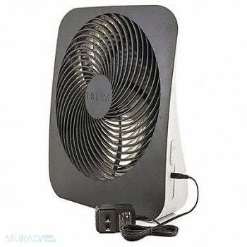 TREVA/O2COOL Compact Fan 10 Dia Blade 2 Speed, 56LF09
