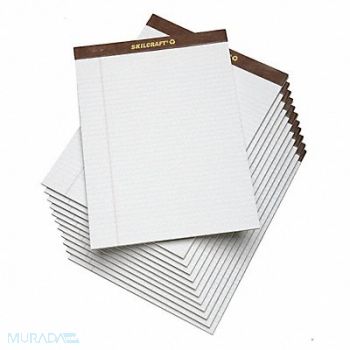 ABILITY ONE Notepad 50 Sheets 8-1/2 x 11 PK12, 56LF38