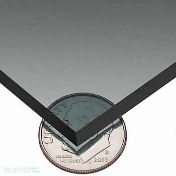 GRAINGER APPROVED K5608 PlstcSheet PC 48 x48 0.25 T Gray Clear, 60RR51