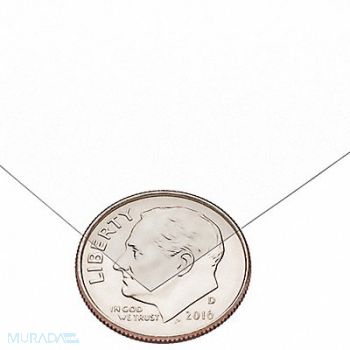 GRAINGER APPROVED PlasticFilm LDPE 48 x100ft 0.006 T Clear, 60TM81