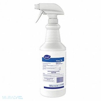 DIVERSEY Disinfectant Cleaner Lemon 32 oz PK12, 56LL40