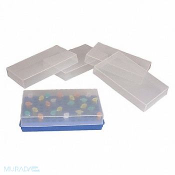 COLE-PARMER Cover Translucent PP 8 L 1-1/16 H, 56LL94