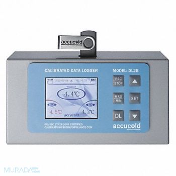 ACCUCOLD Digital Data Logger For Refrigerator, 56LP41