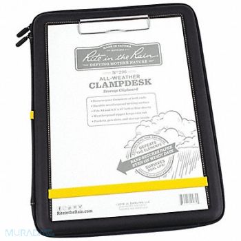 RITE IN THE RAIN Storage Clipboard Legal 1 Cap. Black, 56LU56
