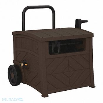 SUNCAST Garden Hose Reel Cabinet 12 in Resin, 56LV33