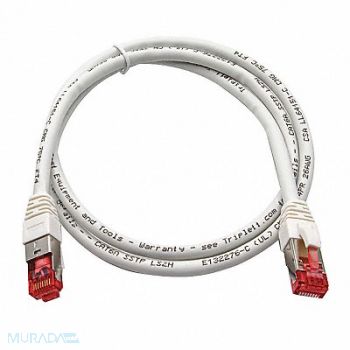 TRIPLETT Voice and Data Patch Cable 6A 10 GBps, 56RU09