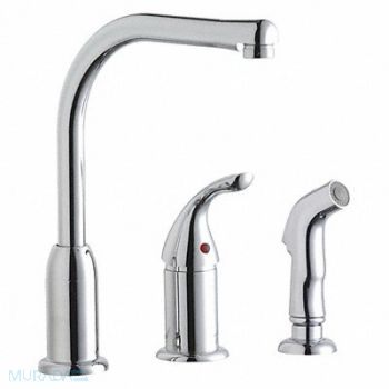 ELKAY RESIDENTIAL Single Lever Kitchen Faucet Side Spray, 56UP78