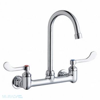 ELKAY Faucet Wall Mt 5 Spout 4 Handle, 56UY93
