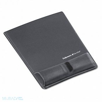 FELLOWES Memory Foam Wrist/Mouse Pad Graphite, 56XH23