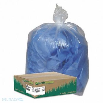 EARTHSENSE COMMERCIAL Clear Can Liners 55-60gal. Clear PK100, 56XK88