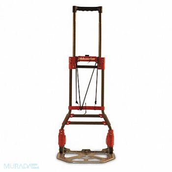MILWAUKEE HAND TRUCKS Fold up Truck with Steel Toe Plate, 56YK52