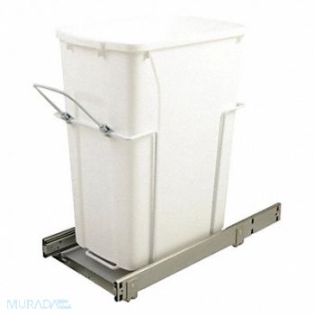 REAL SOLUTIONS Pull Out Trash Can 8-3/8 x17-5/16, 56YP69