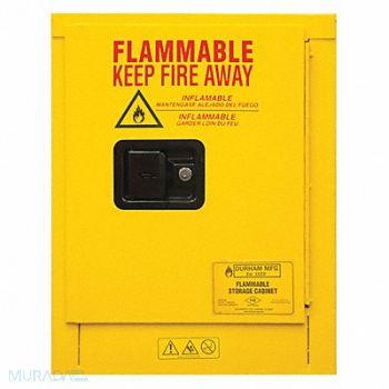 DURHAM MFG Safety Cabinet Manual Close 4 gal., 56YW49