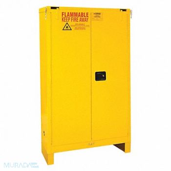 DURHAM MFG Safety Cabinet Self Close 45 gal Legs, 56YW59