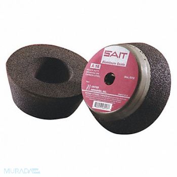 UNITED ABRASIVES-SAIT Cup Wheel 4x2x5/8-11 A16 M-B PK12, 58AH39